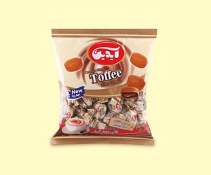 تصویر  تافی مغزدار قهوه