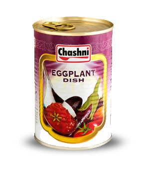 تصویر  کنسرو خوراک بادمجان