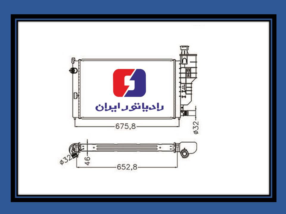 تصویر  رادیاتور سمند EF7