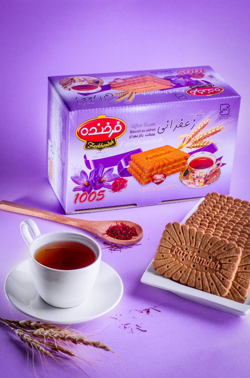 تصویر  بیسکویت 1۰۰5 زعفرانی