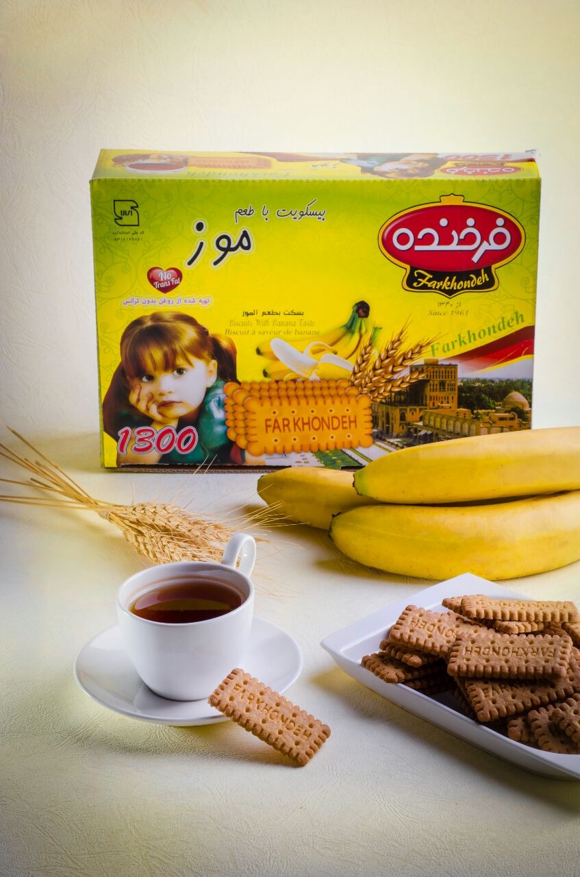 تصویر  بیسکویت 13۰۰ مادر با طعم موز