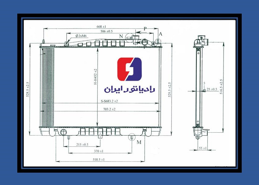 تصویر  رادیاتور وانت ریچ