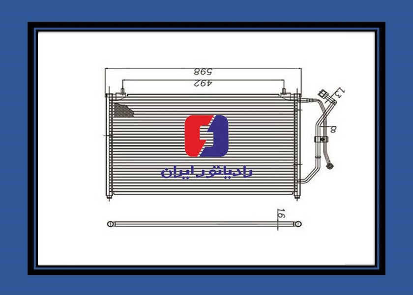 تصویر  کندانسور پژو 405