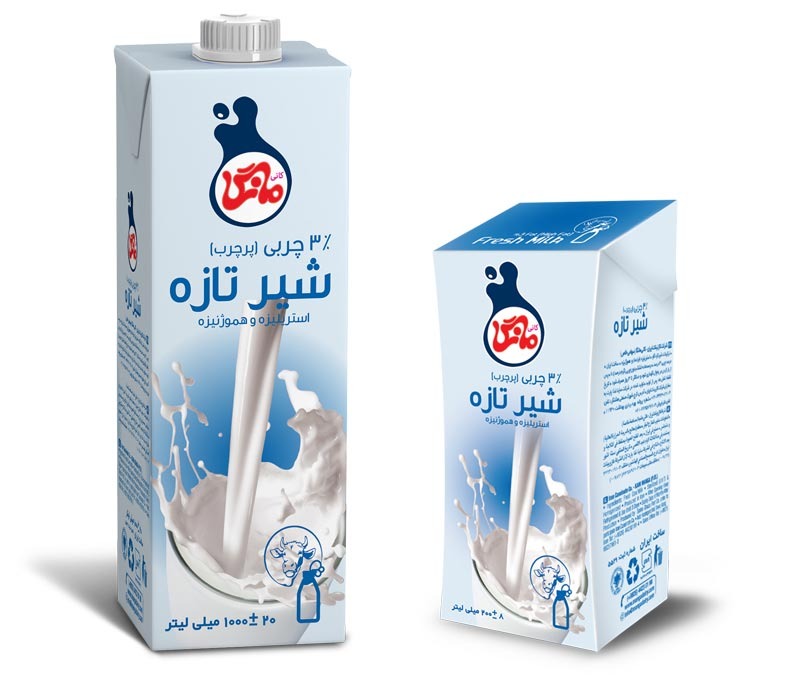 تصویر  شیر استریل پرچرب3%