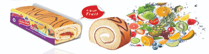 Picture of کیک رولت میوه ای