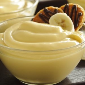 تصویر  پودینگ موزی