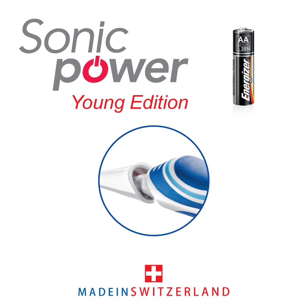 تصویر  مسواک باطری خور سونیک پاور یانگ ادیشن تریزا