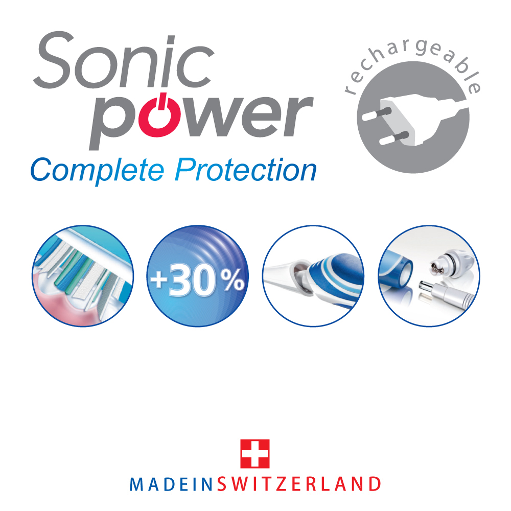 تصویر  مسواک برقی سونیک پاور کامپلیت پروتکشن تریزا