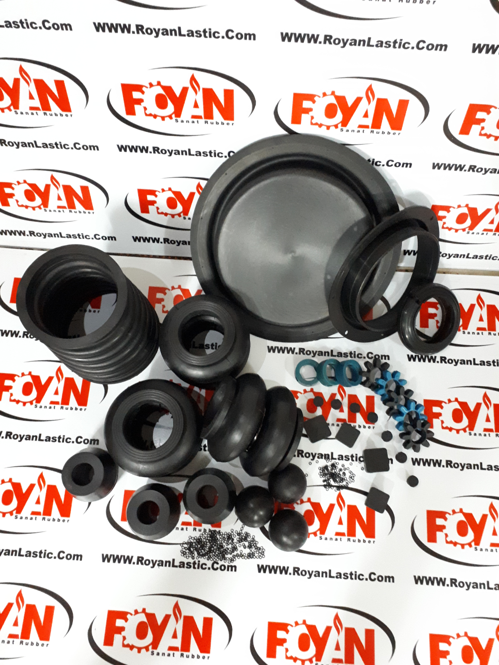 تصویر  دیافراگم لاستیکی کلاهی سوراخ دار