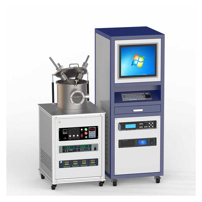 تصویر  Dual-target magnetron sputtering film coater with 300W RF+500W DC power supply