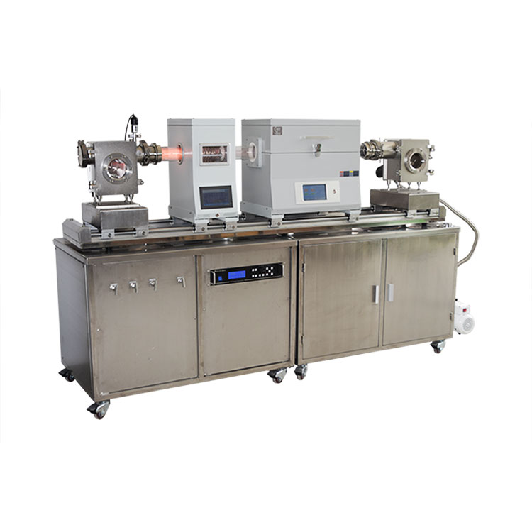 Picture of Plasma Enhanced Chemical Vapor Deposition Equipment (PECVD) with Rewinding and Unwinding Device