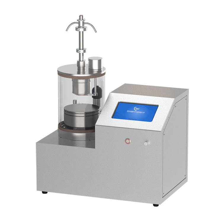 Picture of DC magnetron sputtering coating machine with Max. 500℃ Heating Rotating Sample stage