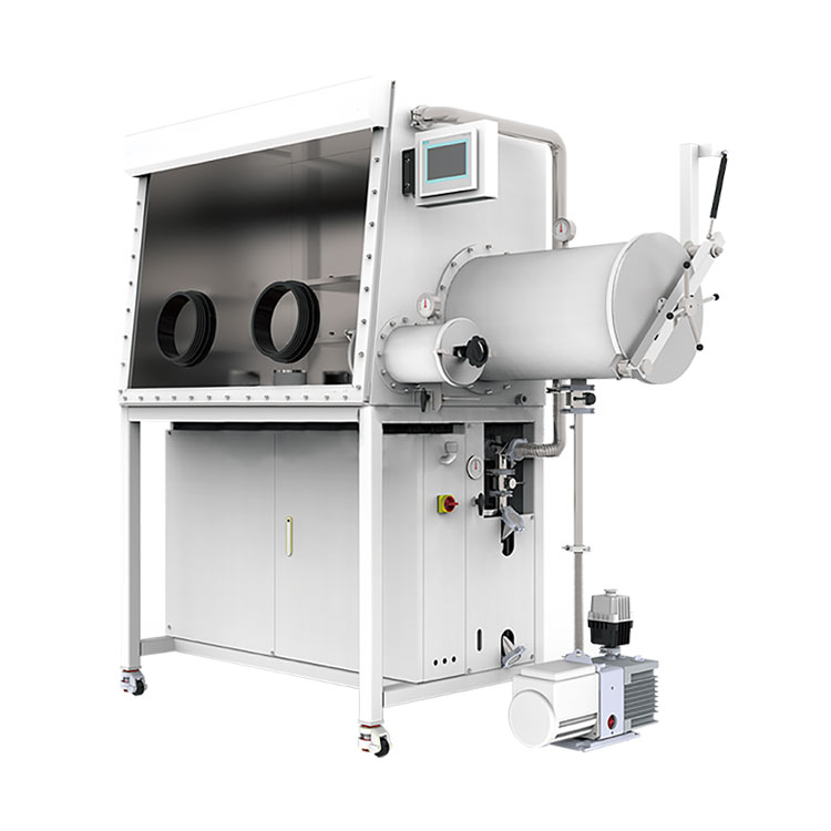 Picture of Single Station All Stainless Steel (Thickness 3mm) Vacuum Glove Box for Lithium Ion Batteries and Materials