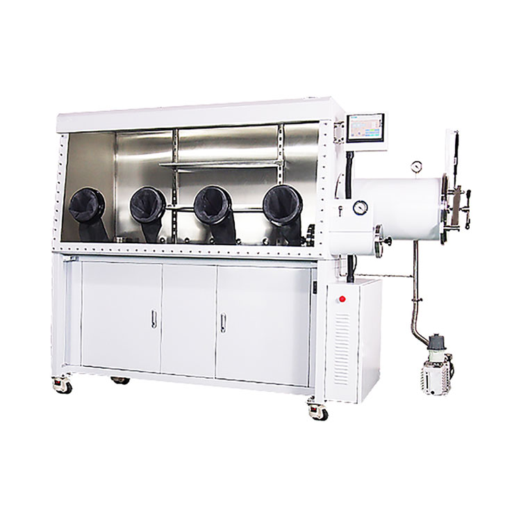 Picture of Double-Station Single-Sided Laboratory Vacuum Glove Box for Semiconductor, Super Capacitor