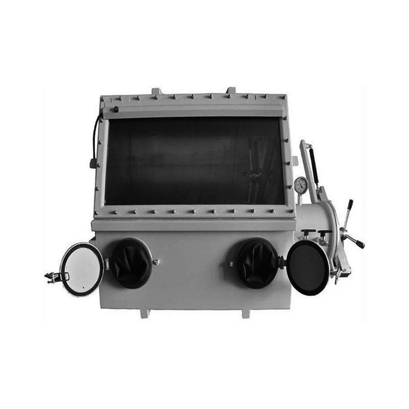Picture of Benchtop Vacuum Glove Box (31"X 26" X 28") with Airlock and Vacuum Flange & Gauge - Cy-Vgb-3
