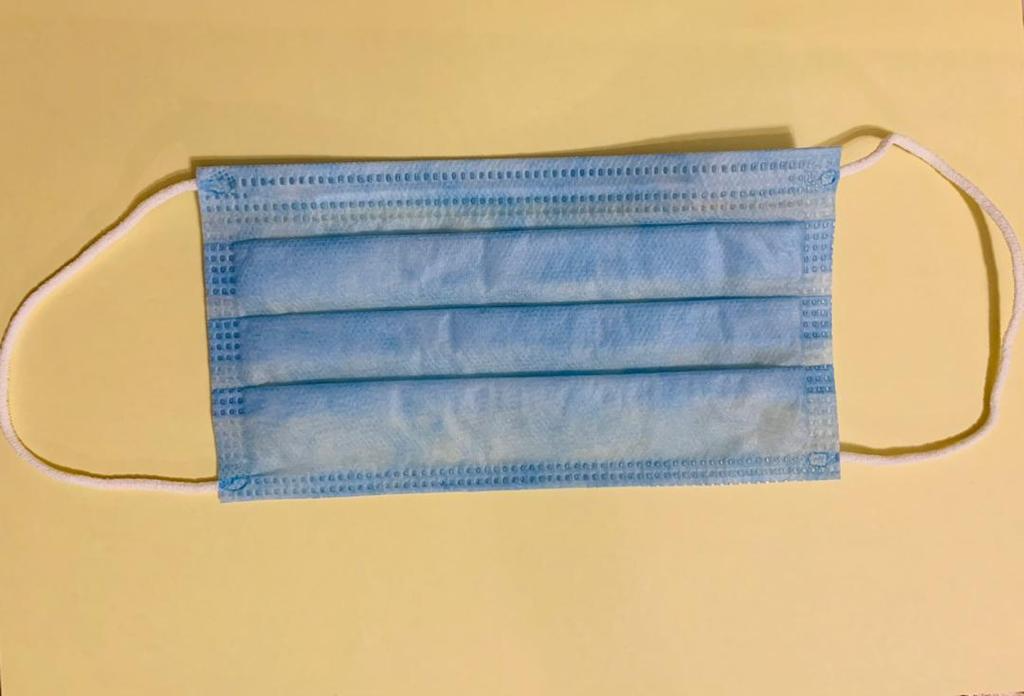 تصویر  ماسک با پارچه اسپان باند SMS