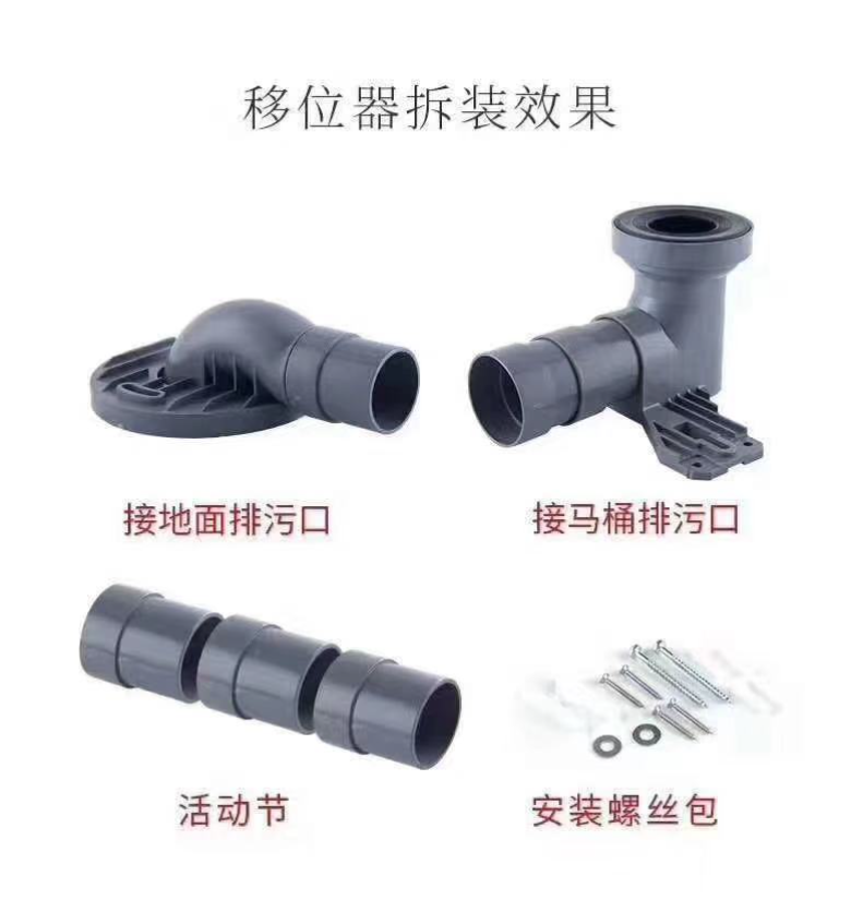 Picture of pipeline plastic connector sewage outlet plastic part injection mould 1 set