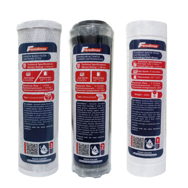 تصویر  بسته سه عددی پیش فیلتر feredimax