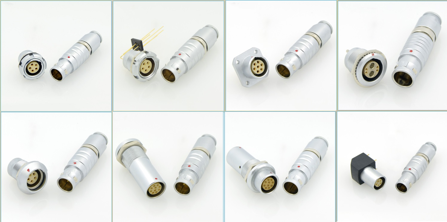 Picture of IP40 Metallic Push-pull Connector