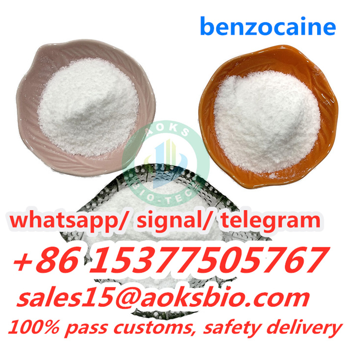 Picture of China anesthetic benzocaine powder with best price ,sales15@aoksbio.com