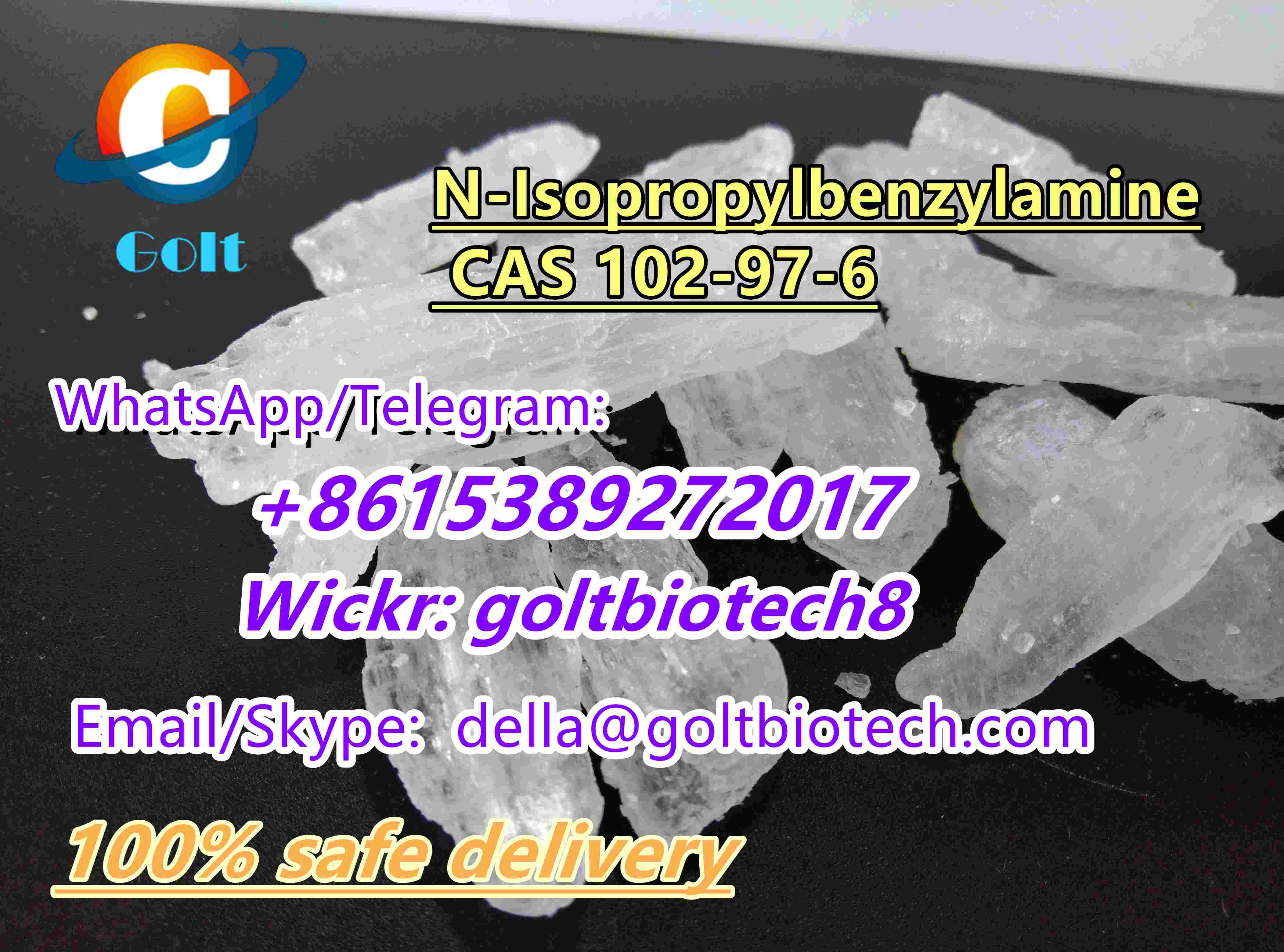 Picture of Free customs clearance 99% big bar crystal CAS 102-97-6 N-Isopropylbenzylamine
