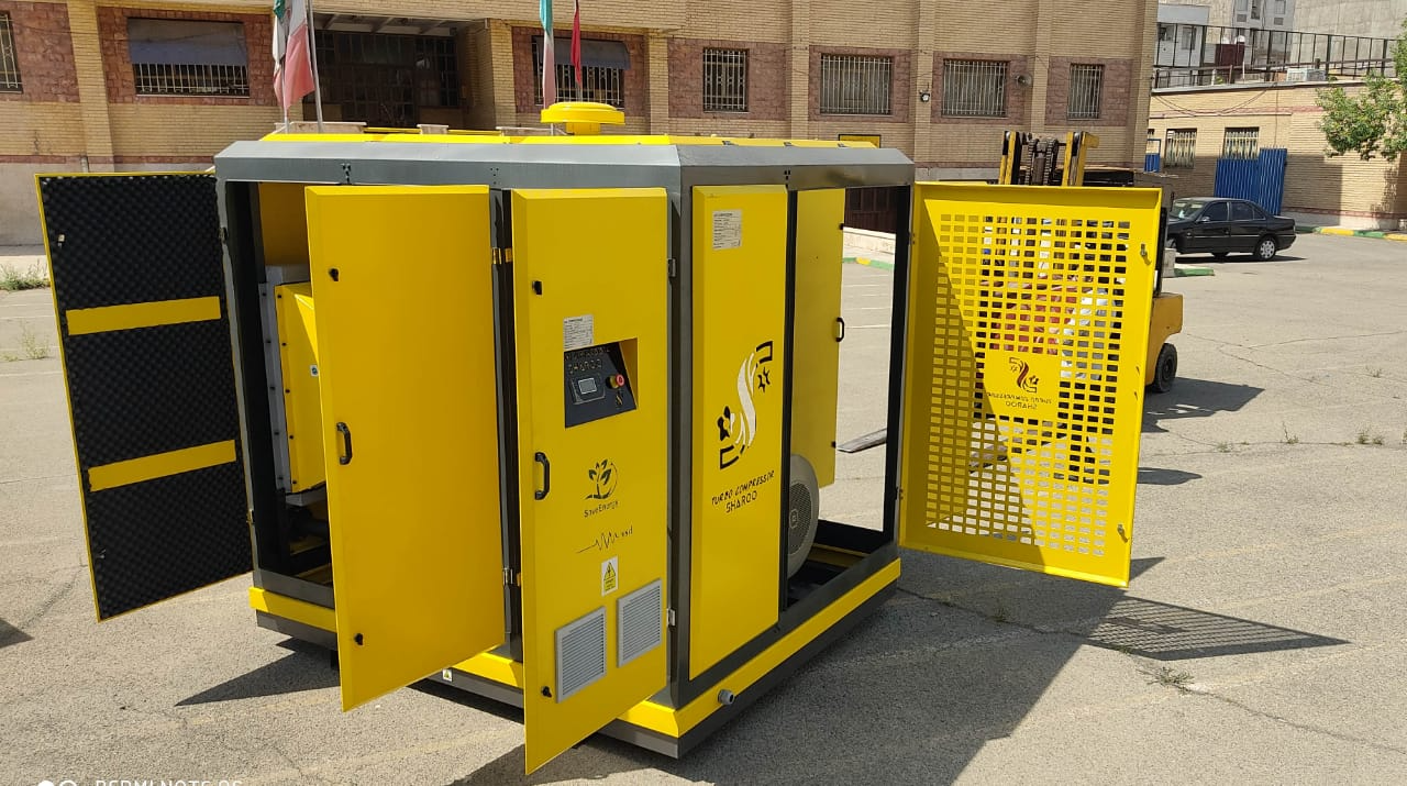 تصویر  کمپرسور اسکرو کوپل مستقیم