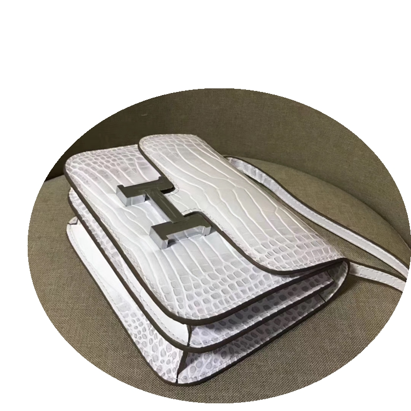 Picture of Bags 2022 New Trendy Thai Crocodile Leather Women's Bag Banquet Youth Leather Small Shoulder Messenger Bag