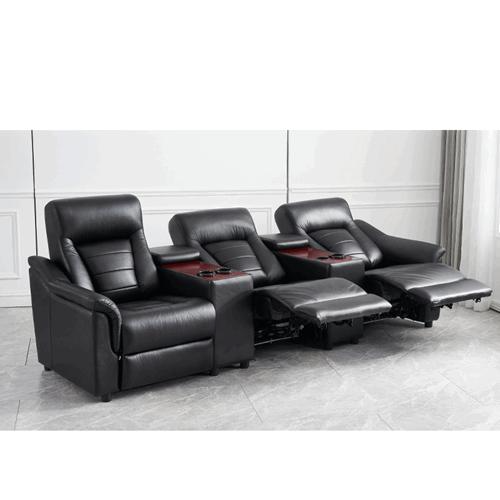 Picture of New Cinema Sofa Electric Sofa Multi-Function Slot Control Sofa Tech Cloth Electric Sofa Combination