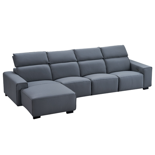 Picture of Italian Living Room Smart Sofa Modern Simple Left And Right Corner Napa Leather Electric Sofa