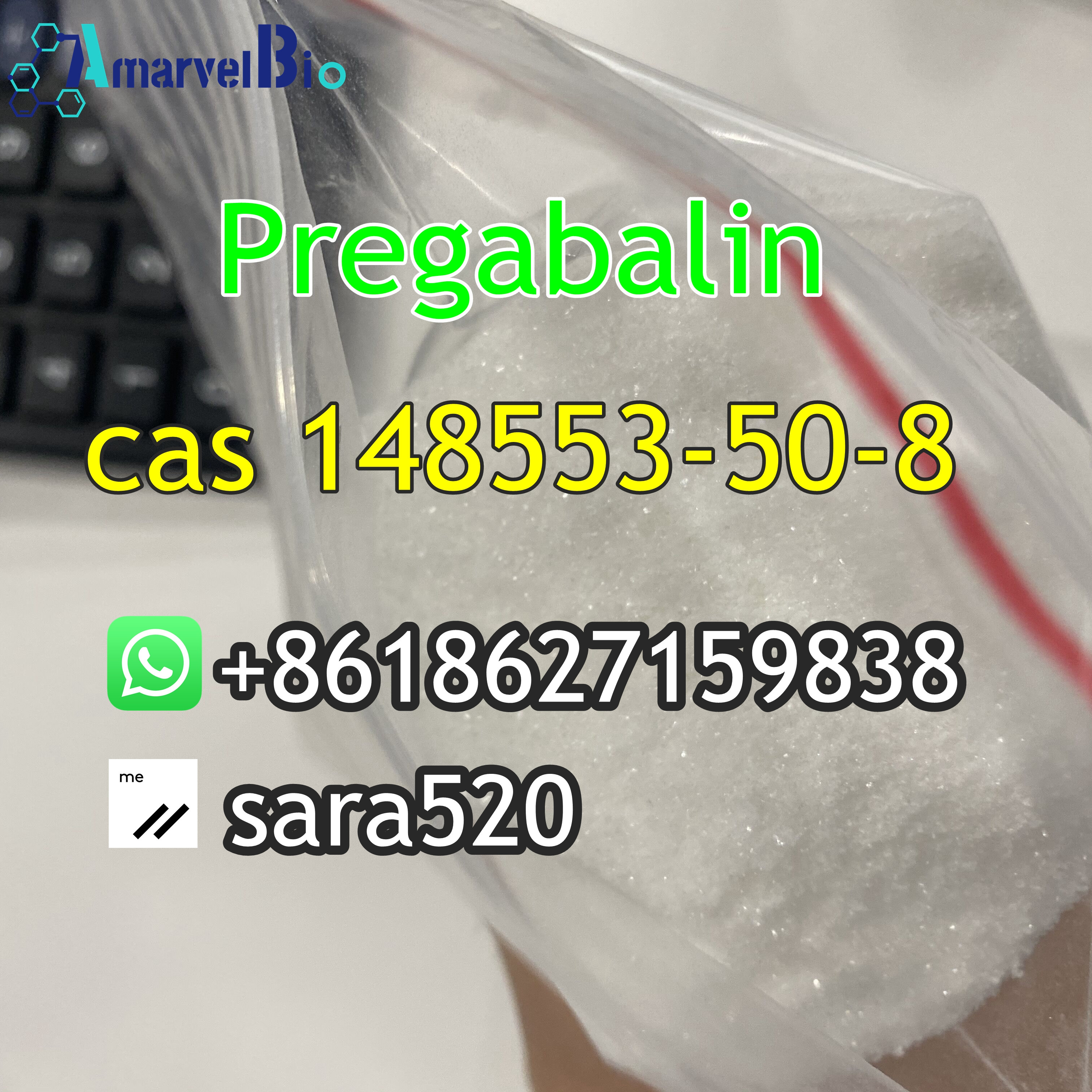 Picture of CAS 148553-50-8 Pregabalin Lyrica Hot Selling with Good Price