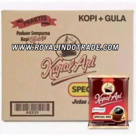 Picture of Kapal Api Coffee & Sugar Special Mix 1 box of 120 pcs