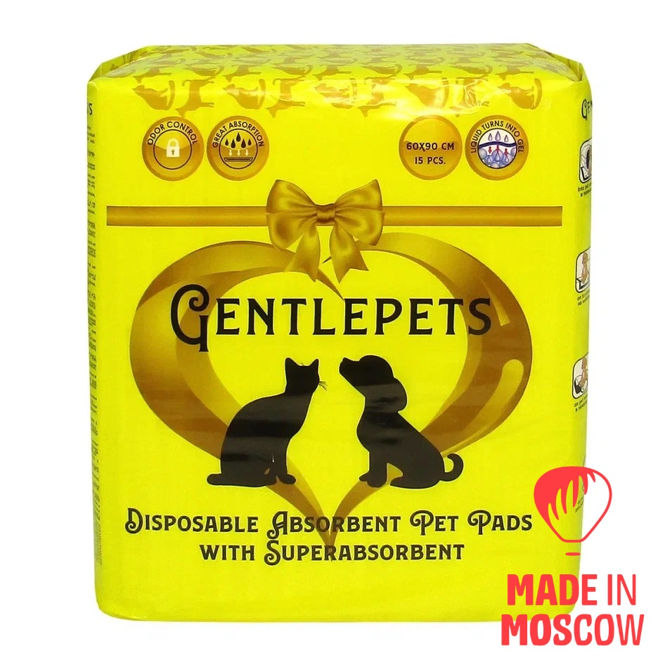 Picture of Disposable pet pads Gentlpets with superabsorbent