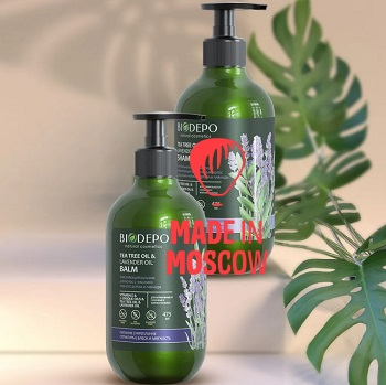 Picture of Biodepo, Strengthening balm with Tea Tree and Lavender, 475 ml