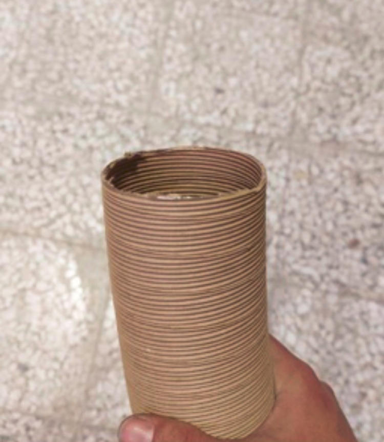 تصویر  لوله خرطومی آلومینیومی کاغذی