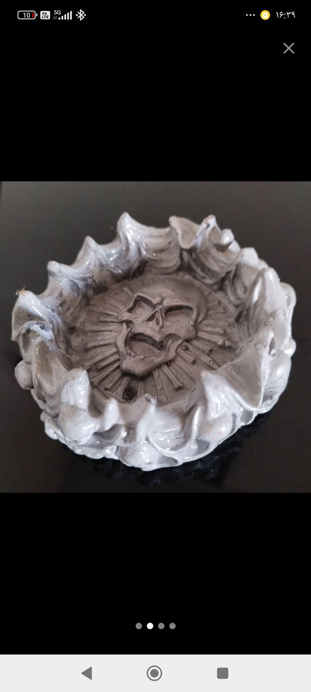 تصویر  کارتن 48 عددی زیر سیگاری شامل 12 طرح متفاوت در رنگ‌بندی مختلف