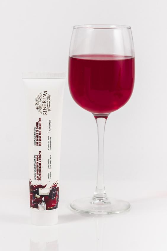 Picture of Toothpaste-gel "For lovers of coffee, red wine and cigarettes"