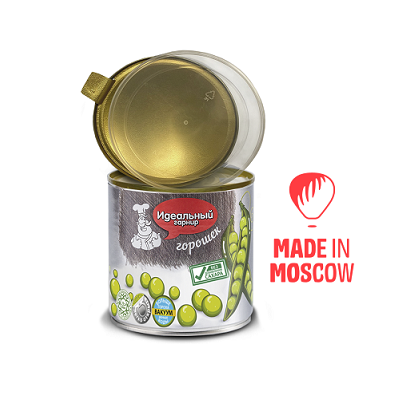 Picture of Canned green peas, Ideal Garnir