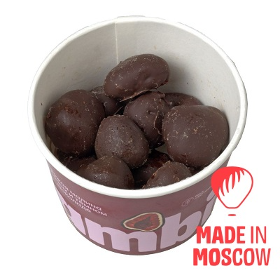 Picture of Quickly frozen raspberries in white and dark chocolate, Frambini