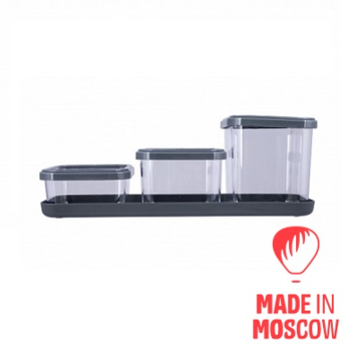 Picture of Bulk containers set “Cubbo Scandi”, Polimerbyt