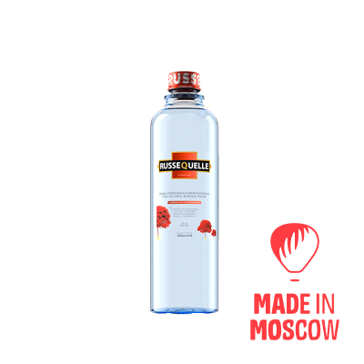 Picture of Mineral spring water, sparkling, glass bottle, RusseQuelle