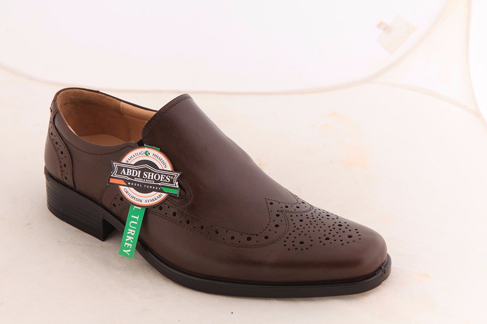 تصویر  کفش مردانه هشت ترک طبیعی بی بند