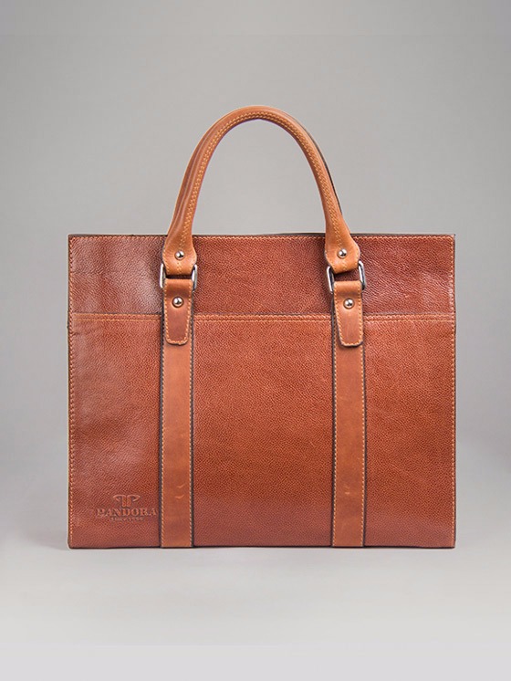 تصویر  کیف دستی چرمی مردانه B8015