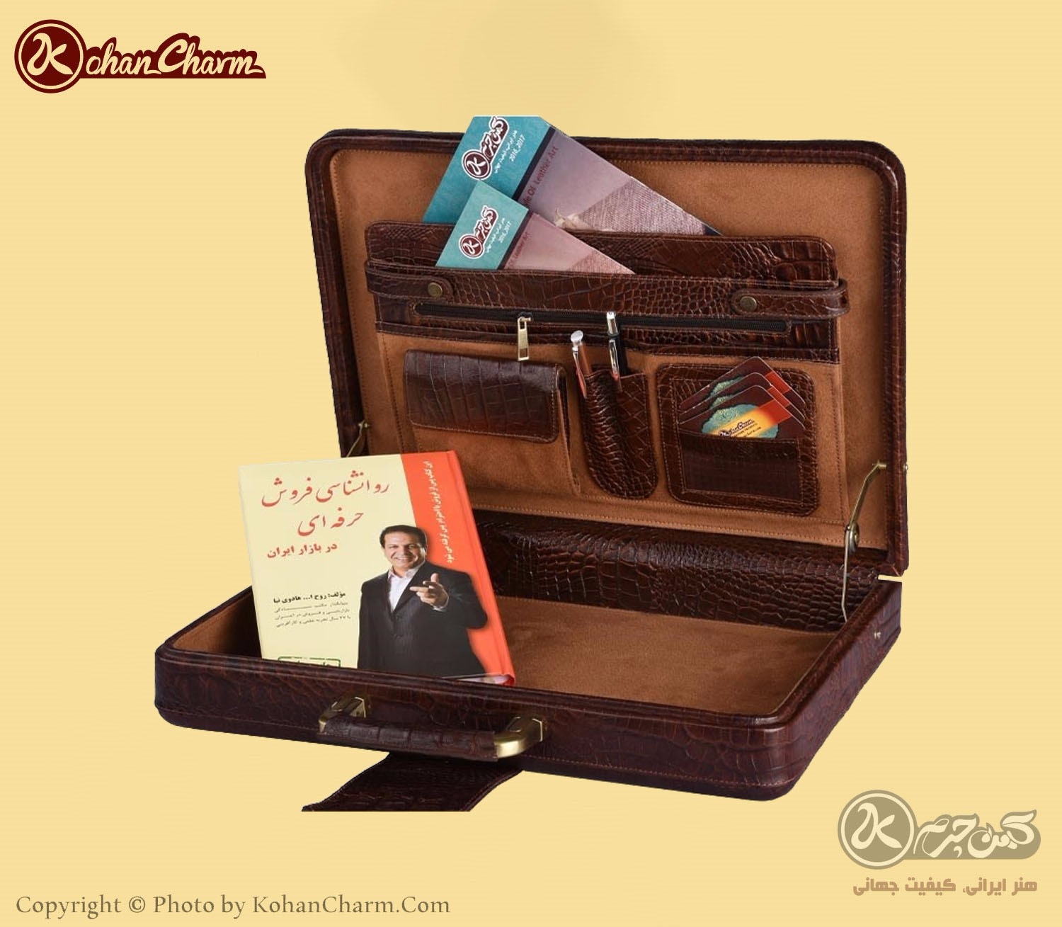 Picture of کیف اداری چرم طبیعی مدل L75 مردانه