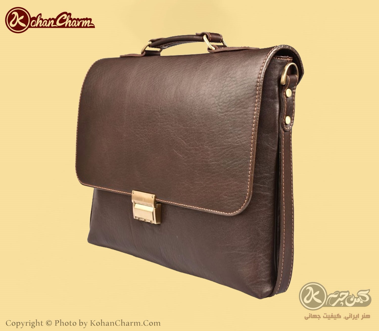 Picture of کیف اداری چرم طبیعی مدل L100 مردانه