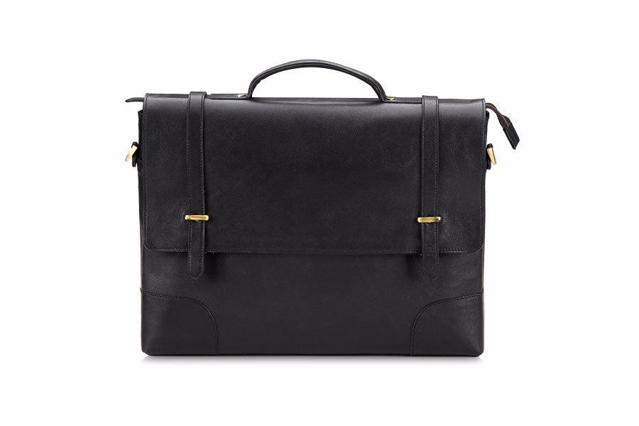 تصویر  کیف مردانه چرم BC6 مشکی