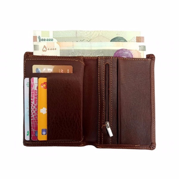 Picture of کیف پول نیم کتی چرم مردانه - 004