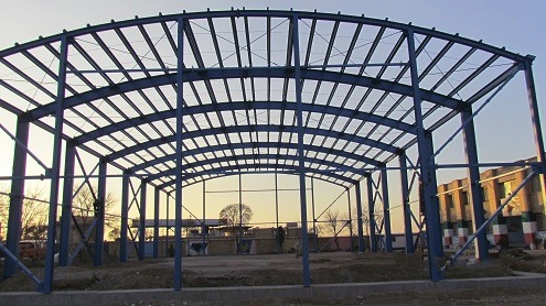 تصویر  ساخت سوله های قوسی – نصب سوله های قوسی